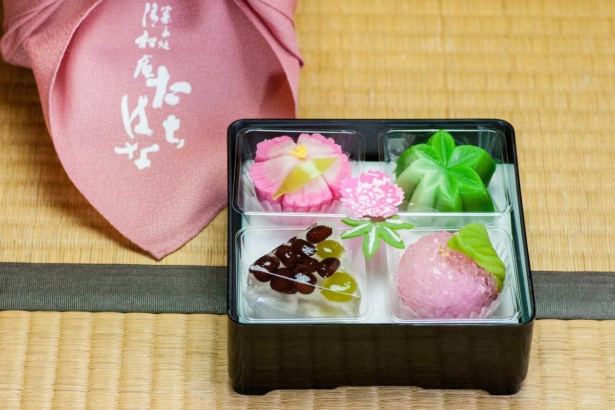 島根県松江市『清松庵たちばな』の上生菓子「小さなお重箱」