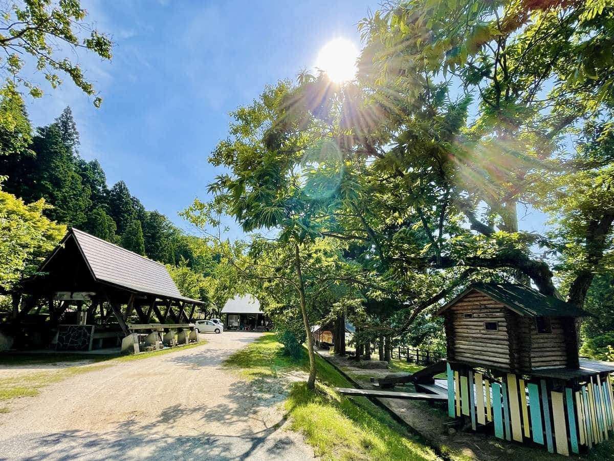 島根県雲南市にあるおすすめのアウトドア・お出かけ施設『かみくの桃源郷』のキャンプサイト