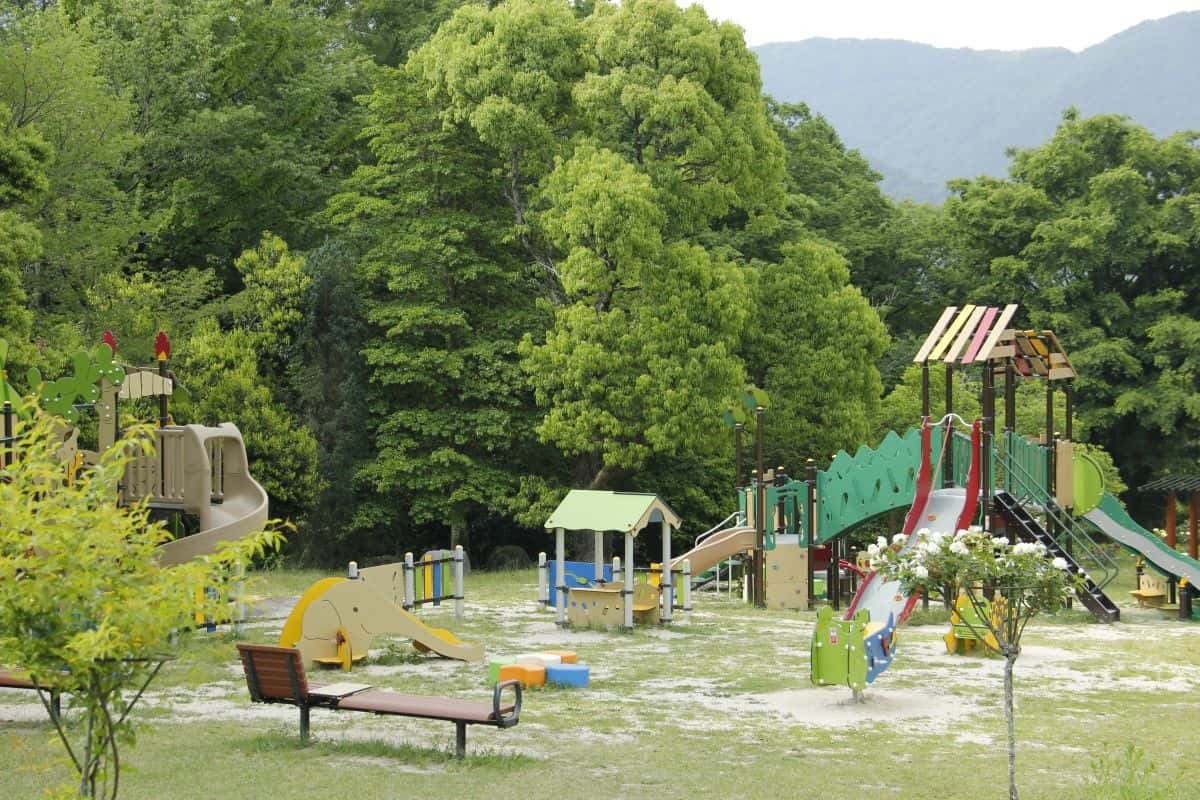 島根県邑南町の観光スポット『香木の森公園』に設置されている子ども向け遊具