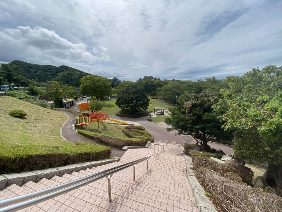 島根県浜田市のおすすめ公園『ゆうひ公園』の全景