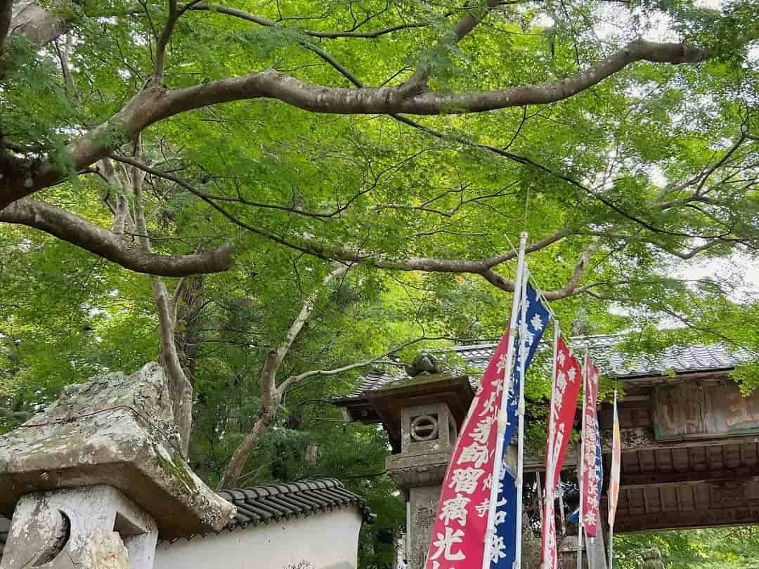 島根県出雲市にある目のお薬師さま、一畑薬師での様子