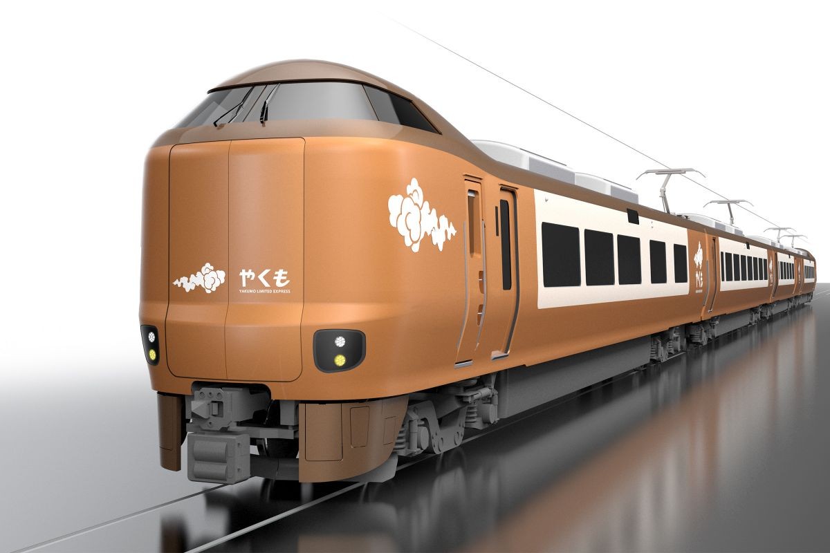 2022年10月20日に発表されたJR特急列車「やくも」の新型車両のデザイン案