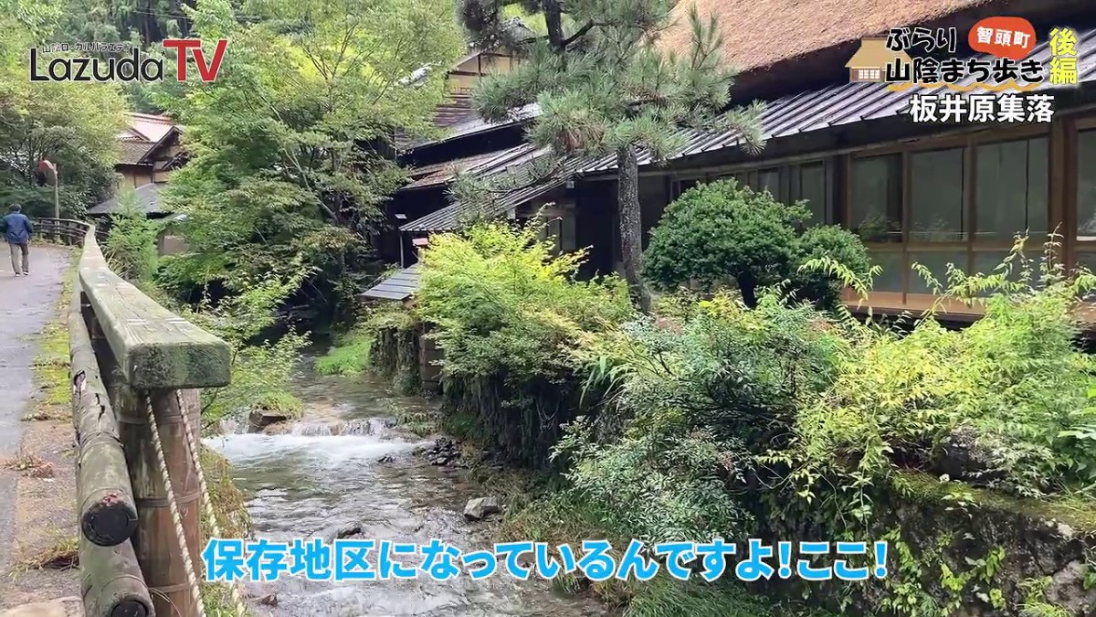 鳥取県智頭町の穴場観光地・板井原集落の景観