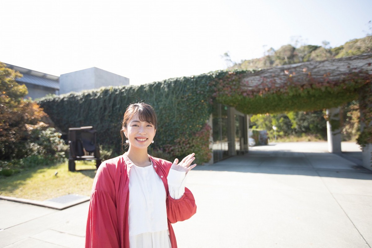 香川県直島町にある『ベネッセハウス パーク』入口