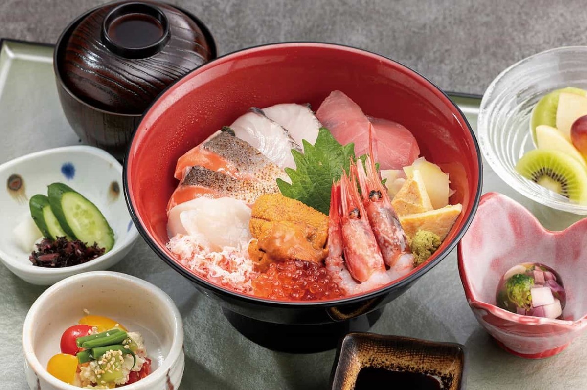 鳥取県米子市にある『地餐地笑しゅん菜』の海鮮丼_ランチ