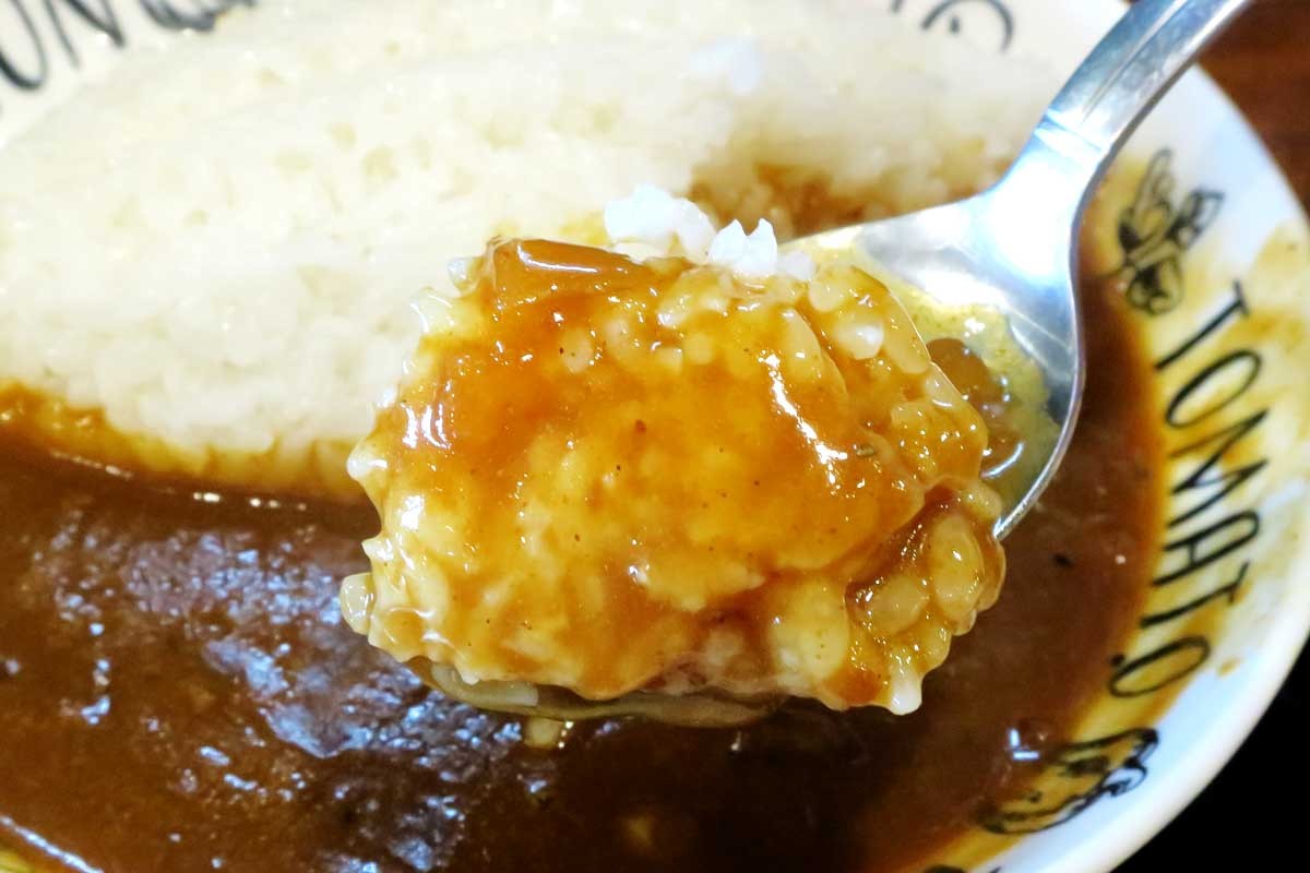 鳥取県境港市の人気店『らーめん紫龍』の牛骨カレー