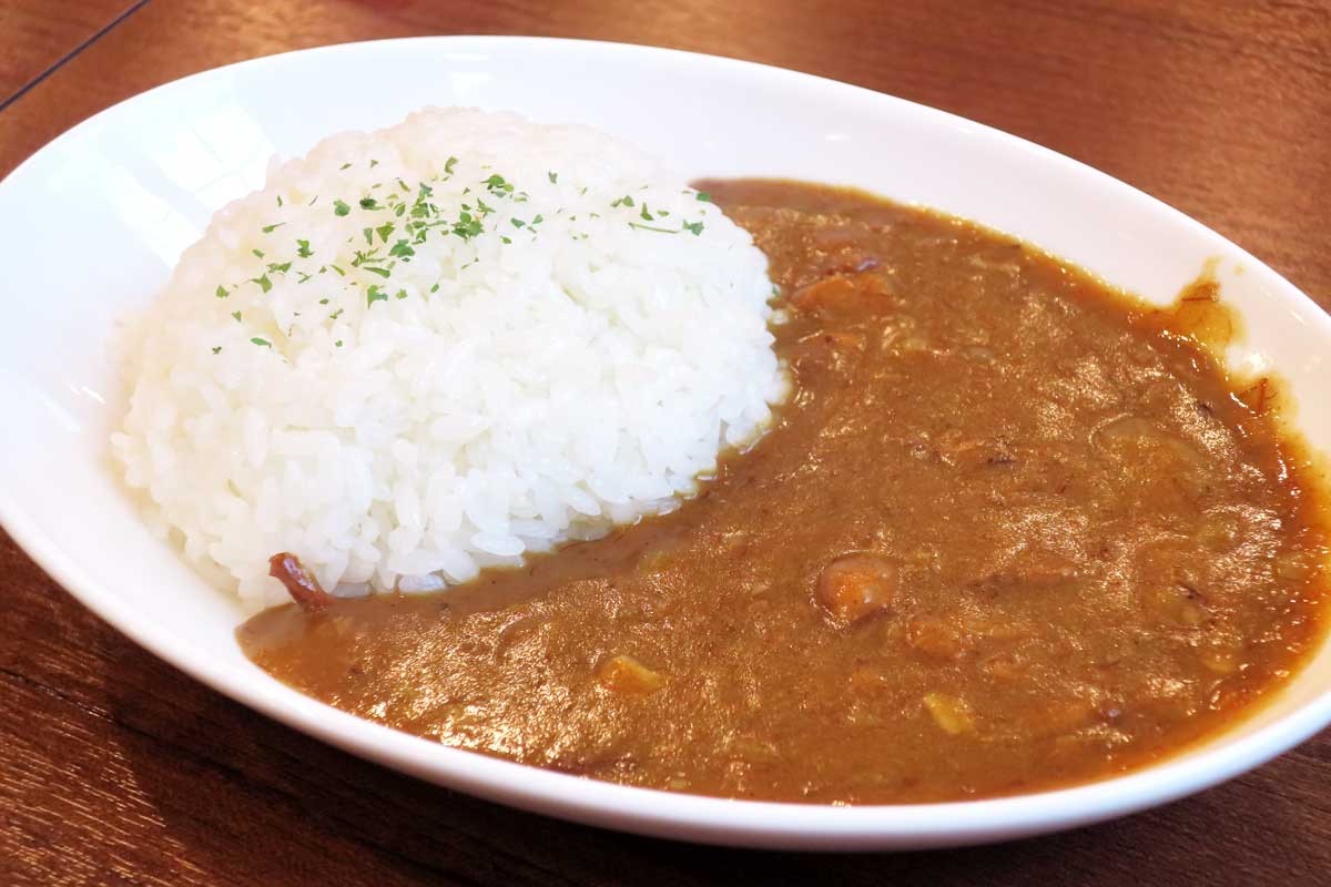 鳥取県大山町にある『中華そば 赤レンガ』のカレーライス