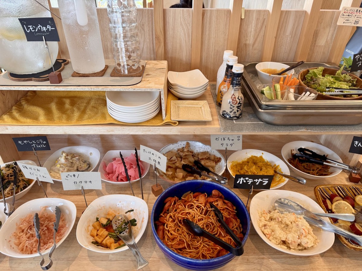 島根県松江市西津田にあるカフェ『KITCHEN C:Home (シーホーム)』のブッフェ