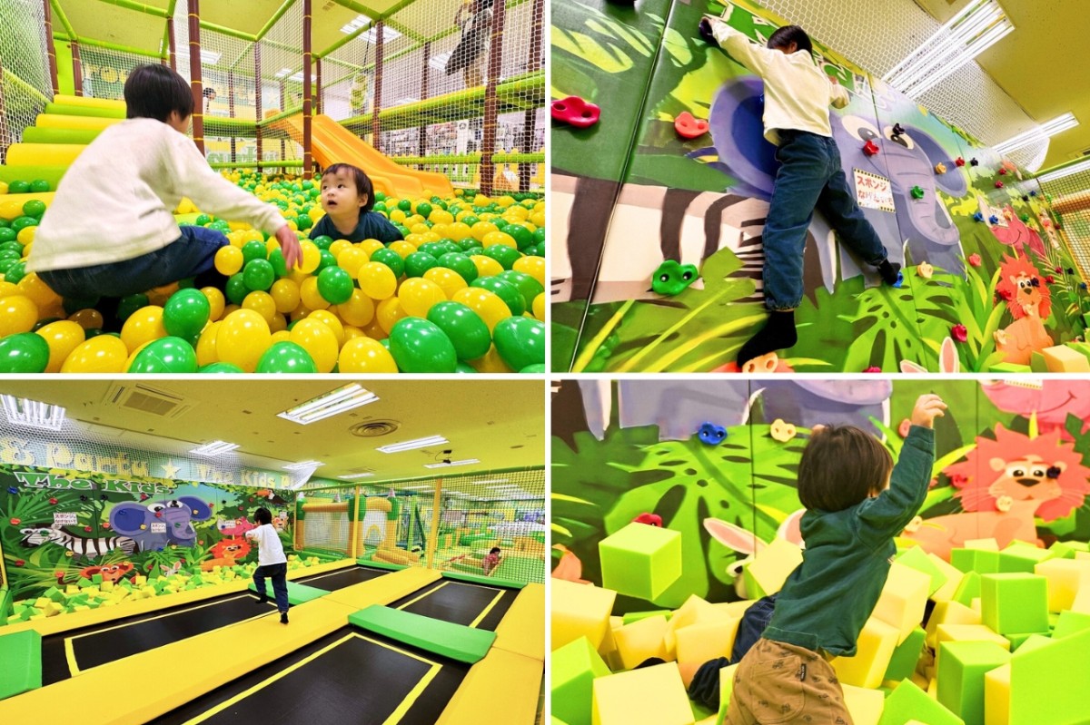 島根県出雲市にある室内遊び場『ザ・キッズ』の様子