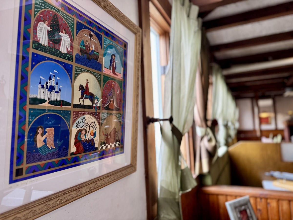 島根県松江市にあるトンカツ専門店『ムーランドール』の内観