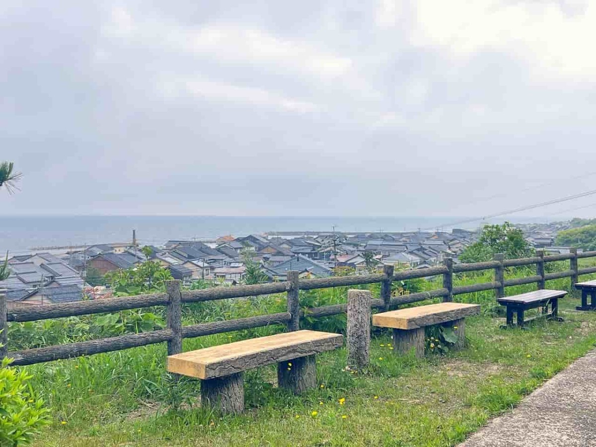 鳥取県大山町にある『名和公園』から見える景色