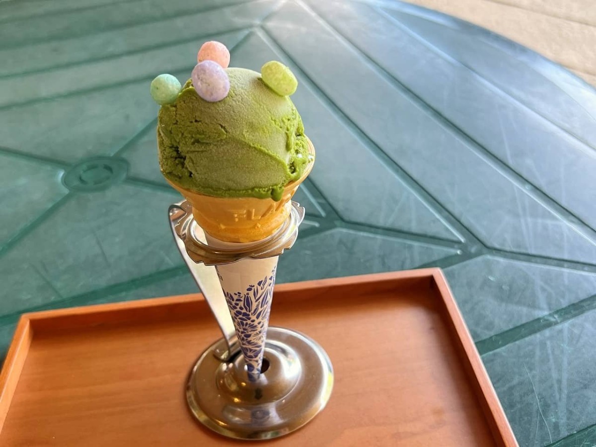 島根県出雲市にある目のお薬師様『一畑寺』の喫茶で食べられるアイス