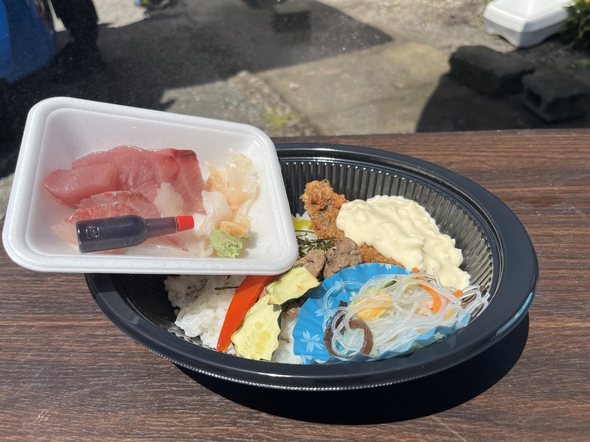 鳥取県米子市にあるキッチンカー『旬鮮いけよし』のお弁当