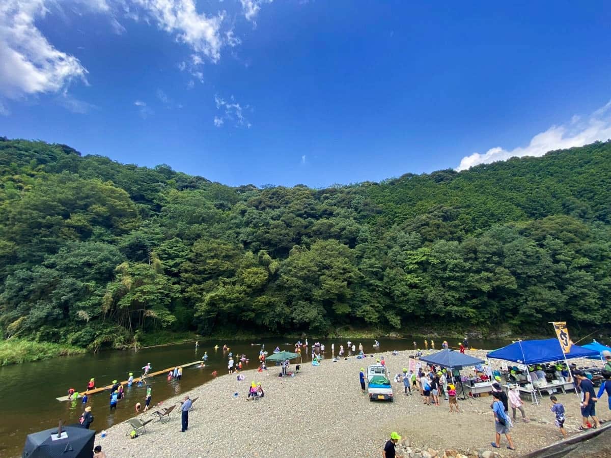 島根県浜田市で開催されたイベント「かっぱランド夏祭り」の様子