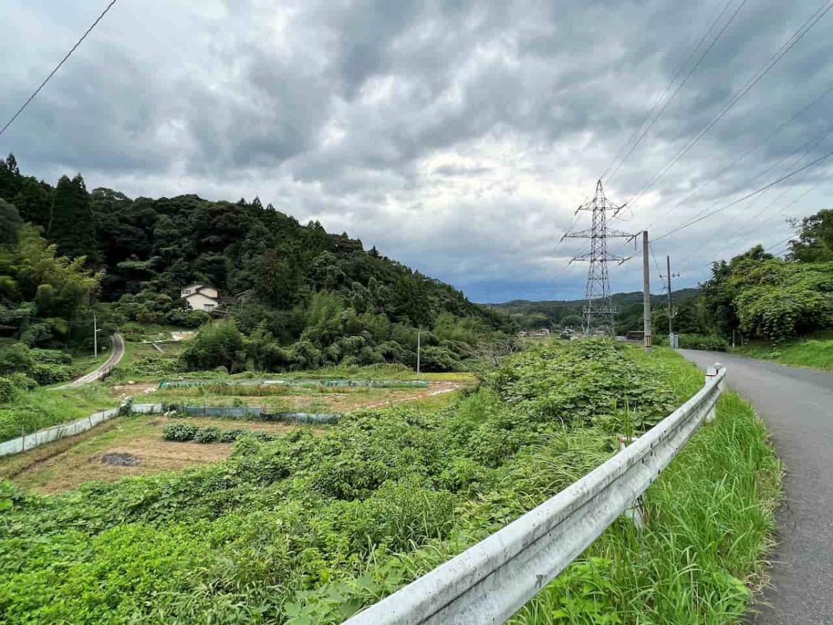 島根県松江市の東忌部町の景観