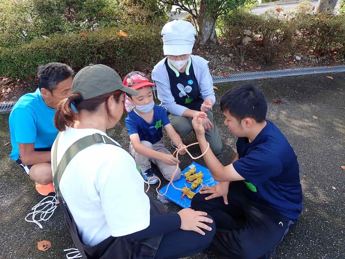 鳥取県浜田市にある『海のみえる文化公園』で開催された「防災×モルック体験」イベントの様子