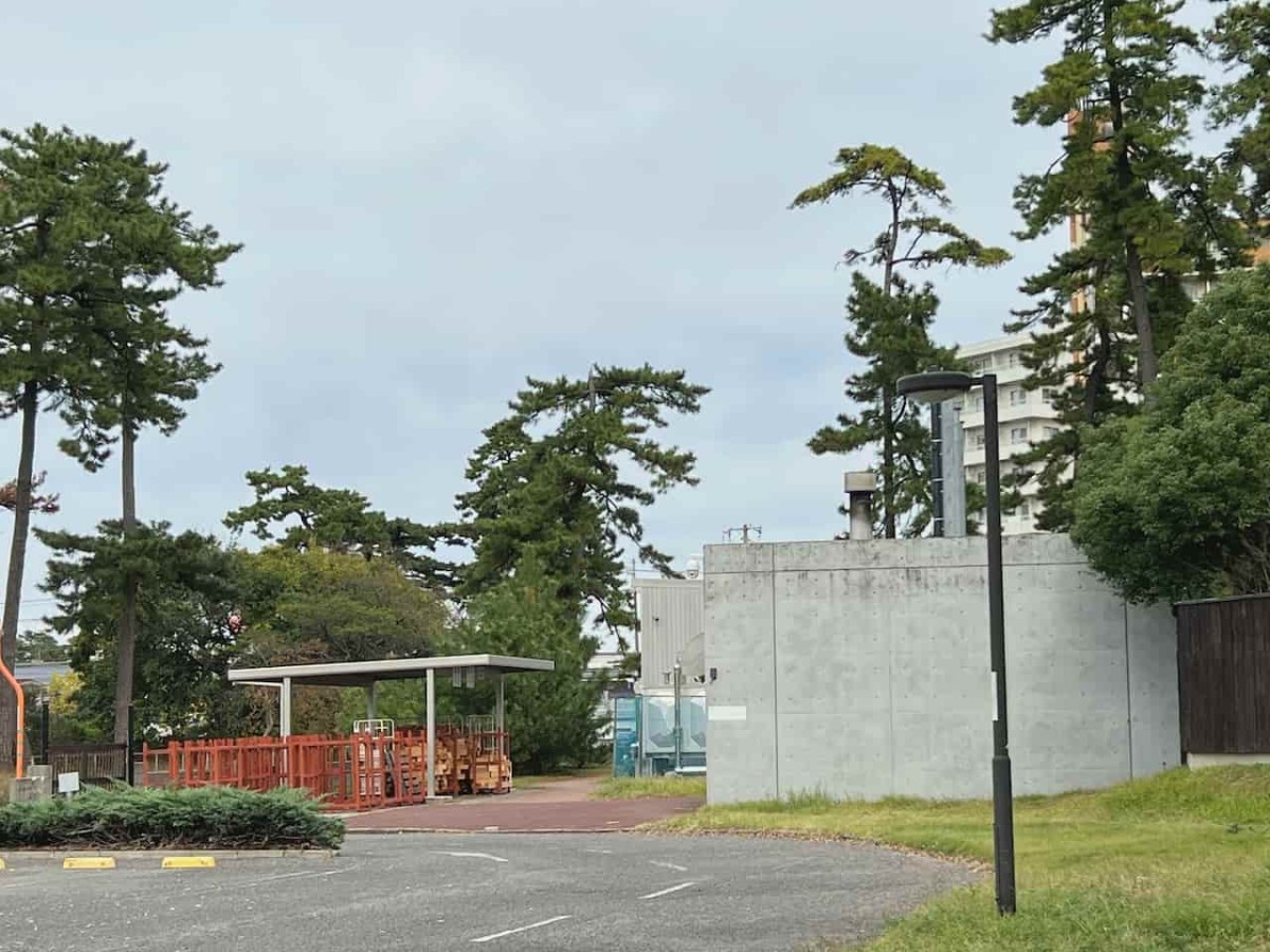 鳥取県米子市にある皆生温泉『おーゆ・ランド』周辺の様子