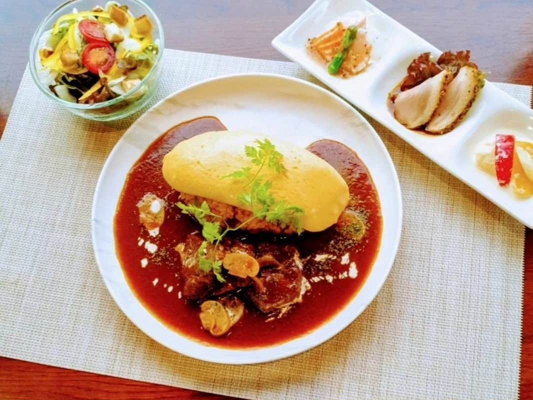 島根県松江市にある『KitchenTakeru』で提供しているランチ_洋食