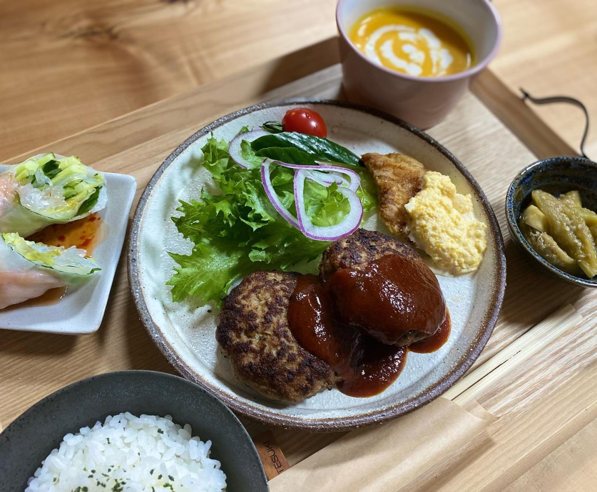 鳥取県大山町にオープンしたカフェ『お手隙の時に』のランチメニュー