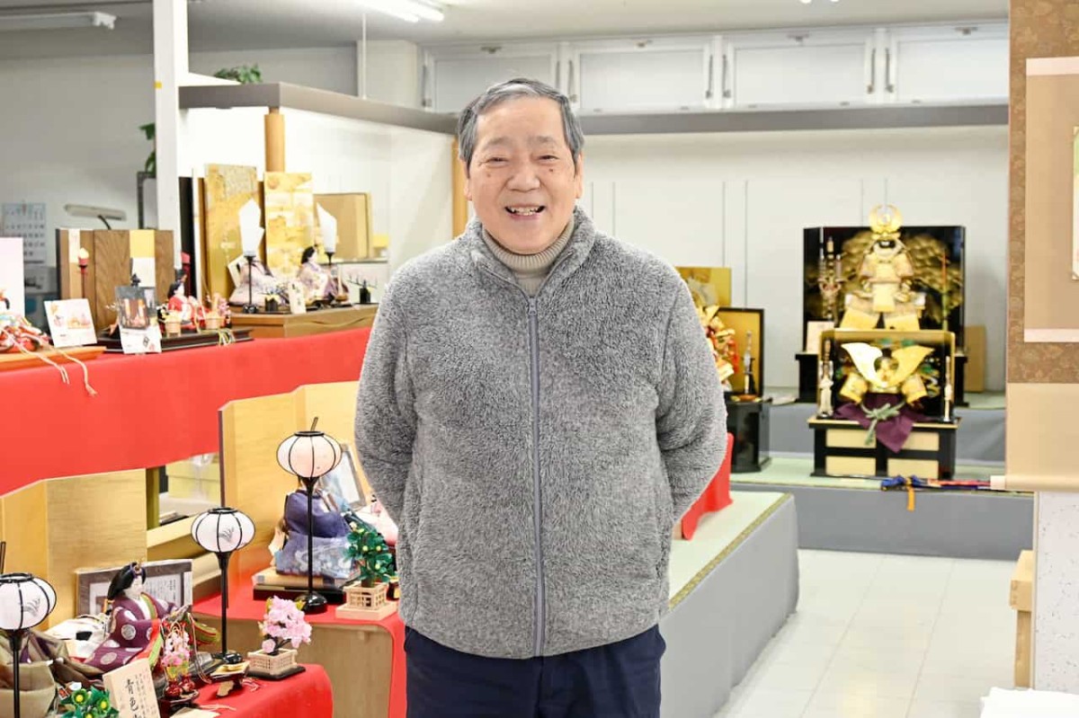 鳥取県倉吉市の人形店『わかさや』の社長さん
