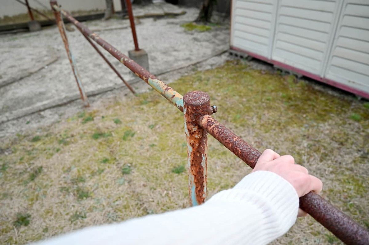 島根県出雲市にある『日吉児童遊園地』の鉄棒