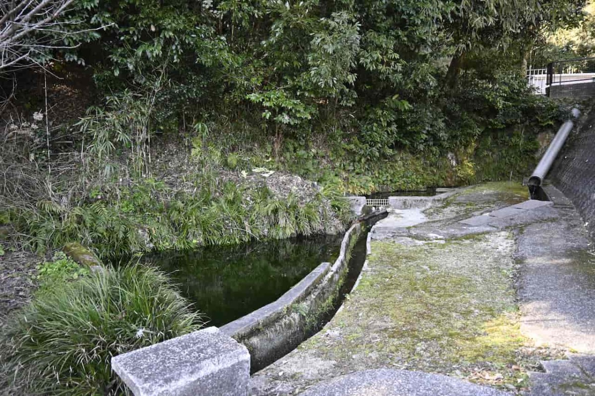 鳥取県南部町にある「ふろやの泉水」