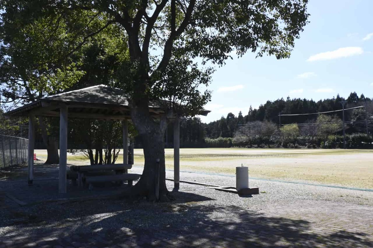 鳥取県琴浦町の『赤碕総合運動公園』のグラウンド