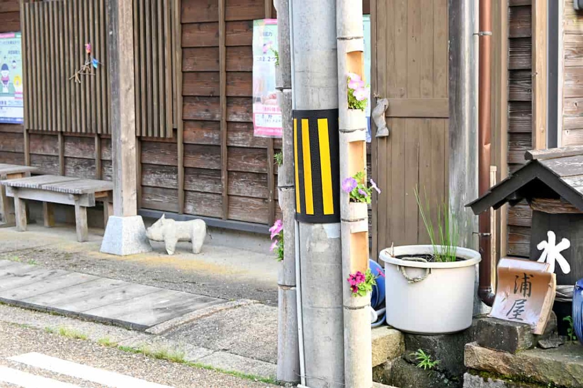 鳥取市鹿野町の普通の電柱