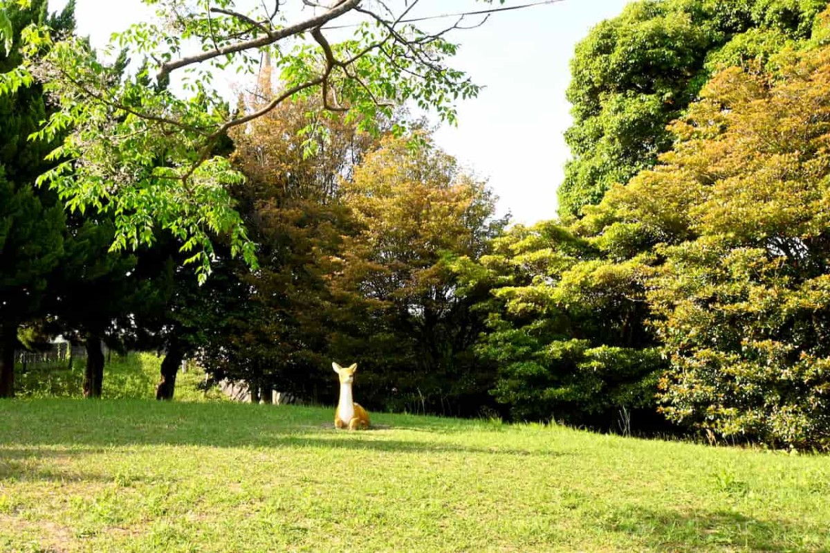 島根県益田市にある『雪舟橋公園』の遊具