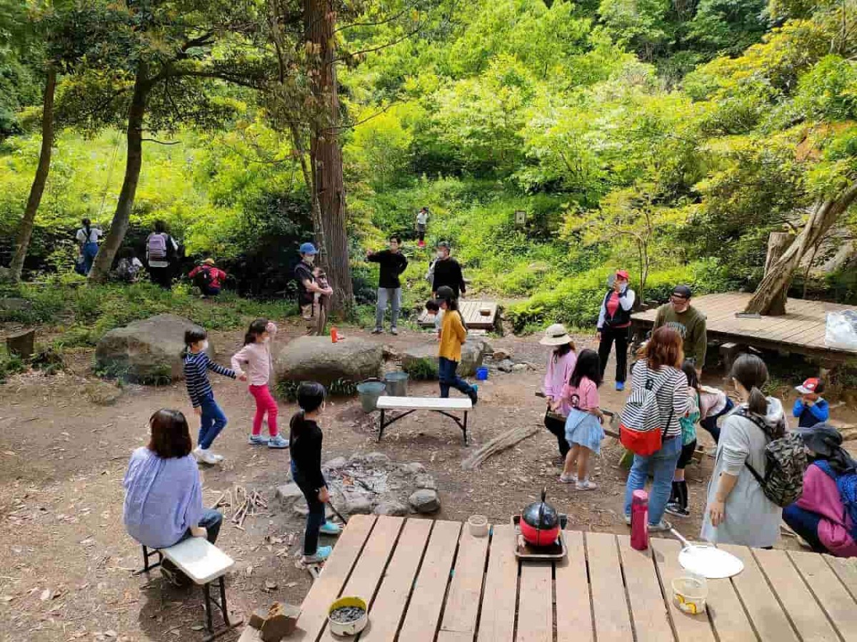 島根県松江市にあるレジャーパーク『てんぐの森プレーパーク』