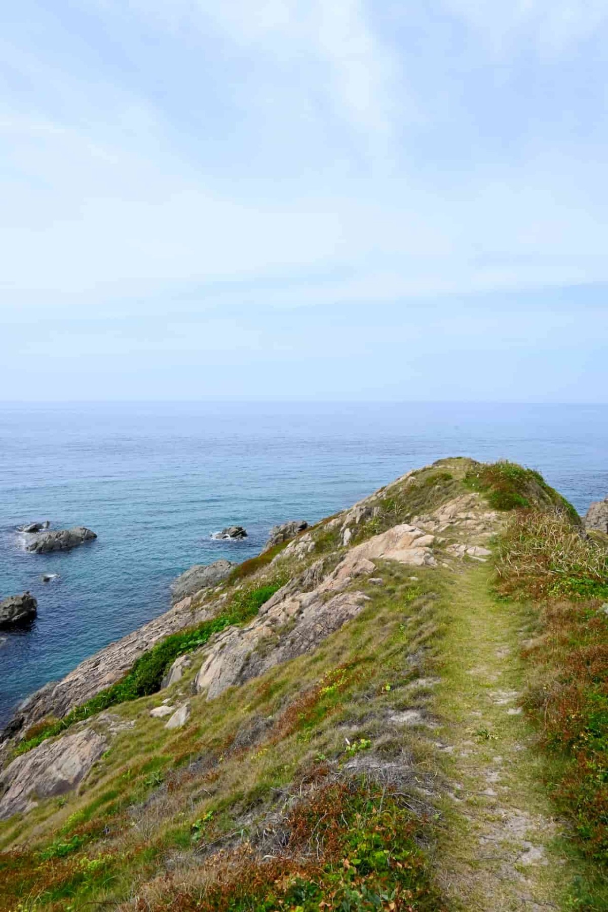 島根県江津市にある「真島」から見える景色