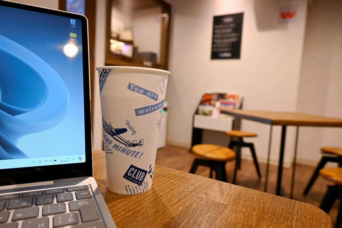 鳥取県北栄町にあるフリーWi-Fiスポット『SELF café JAMMER』の店内