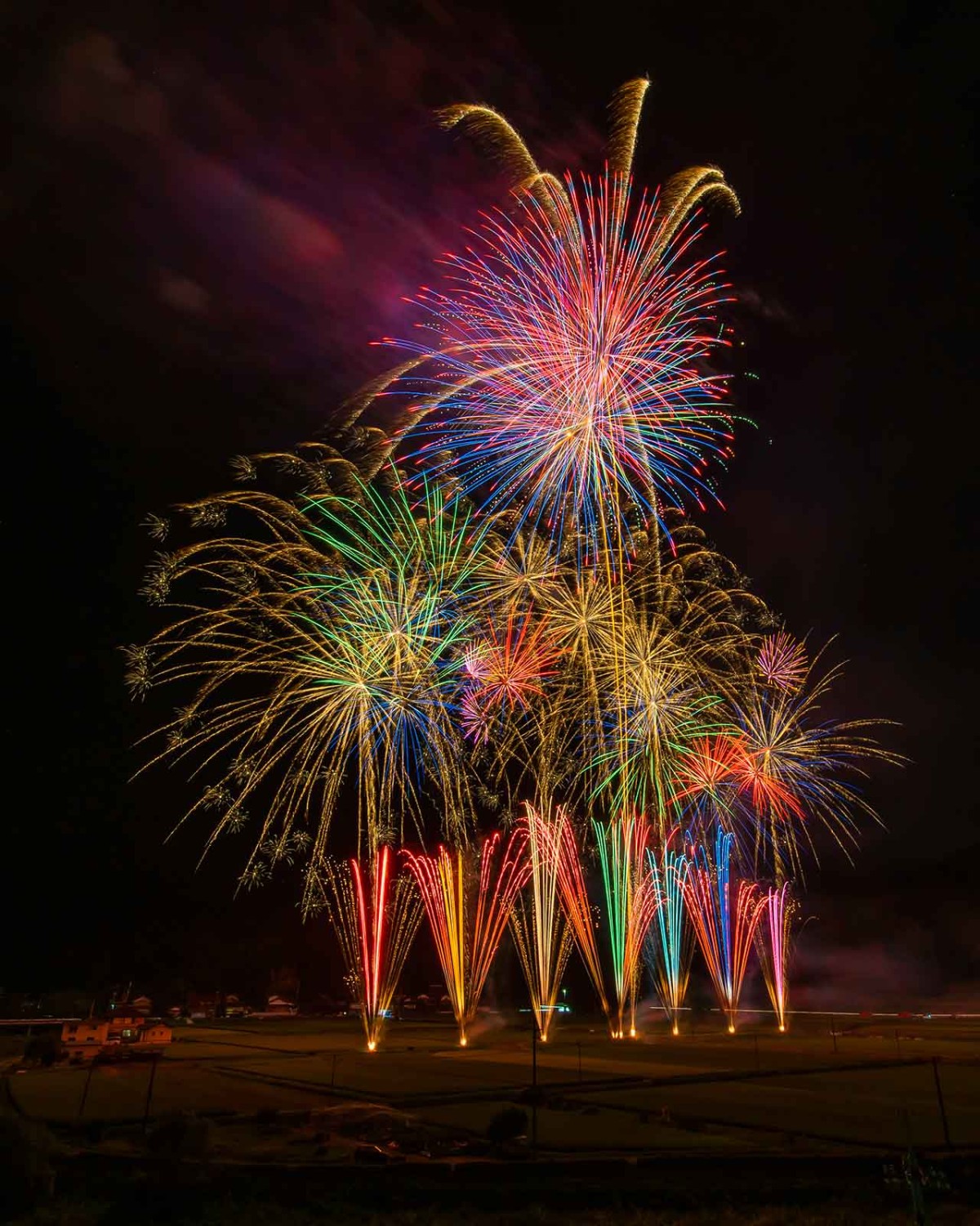 島根県安来市で開催される夏祭り「井尻夏祭り」の過去開催時の様子