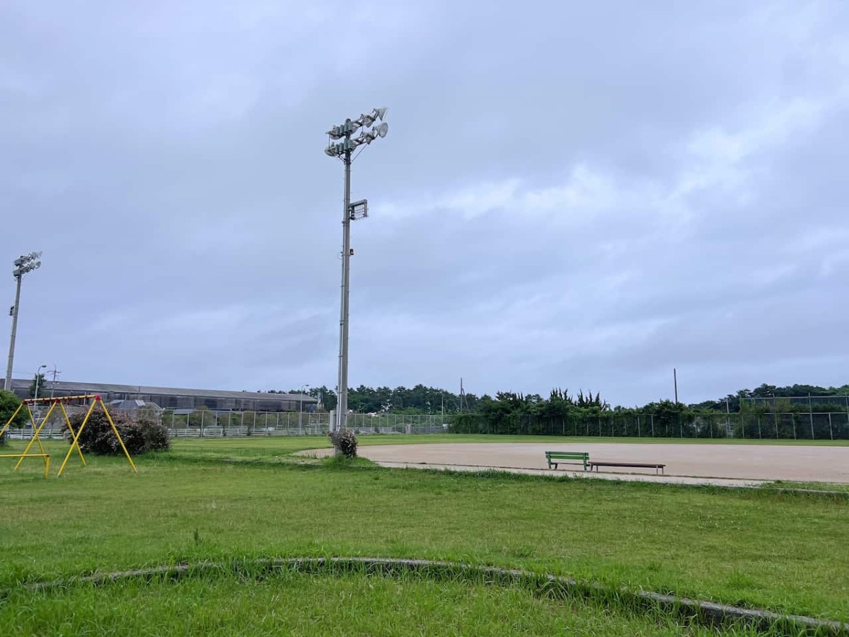 鳥取県米子市にある『河崎公園』の様子