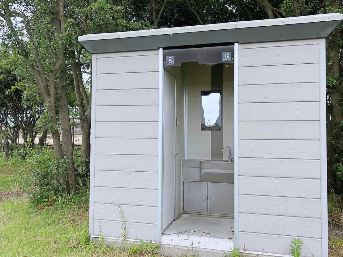 鳥取県米子市にある『河崎公園』のトイレ