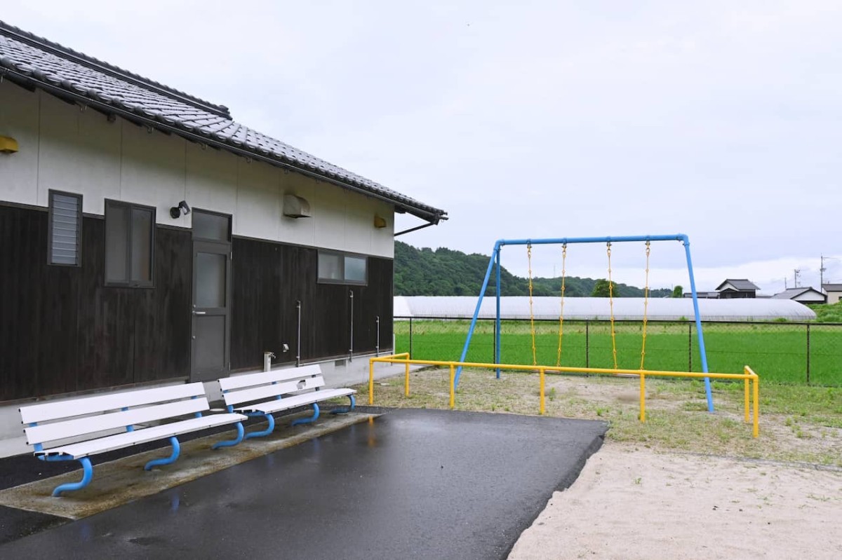 鳥取県西伯郡伯耆町にある『立岩農村公園』の様子