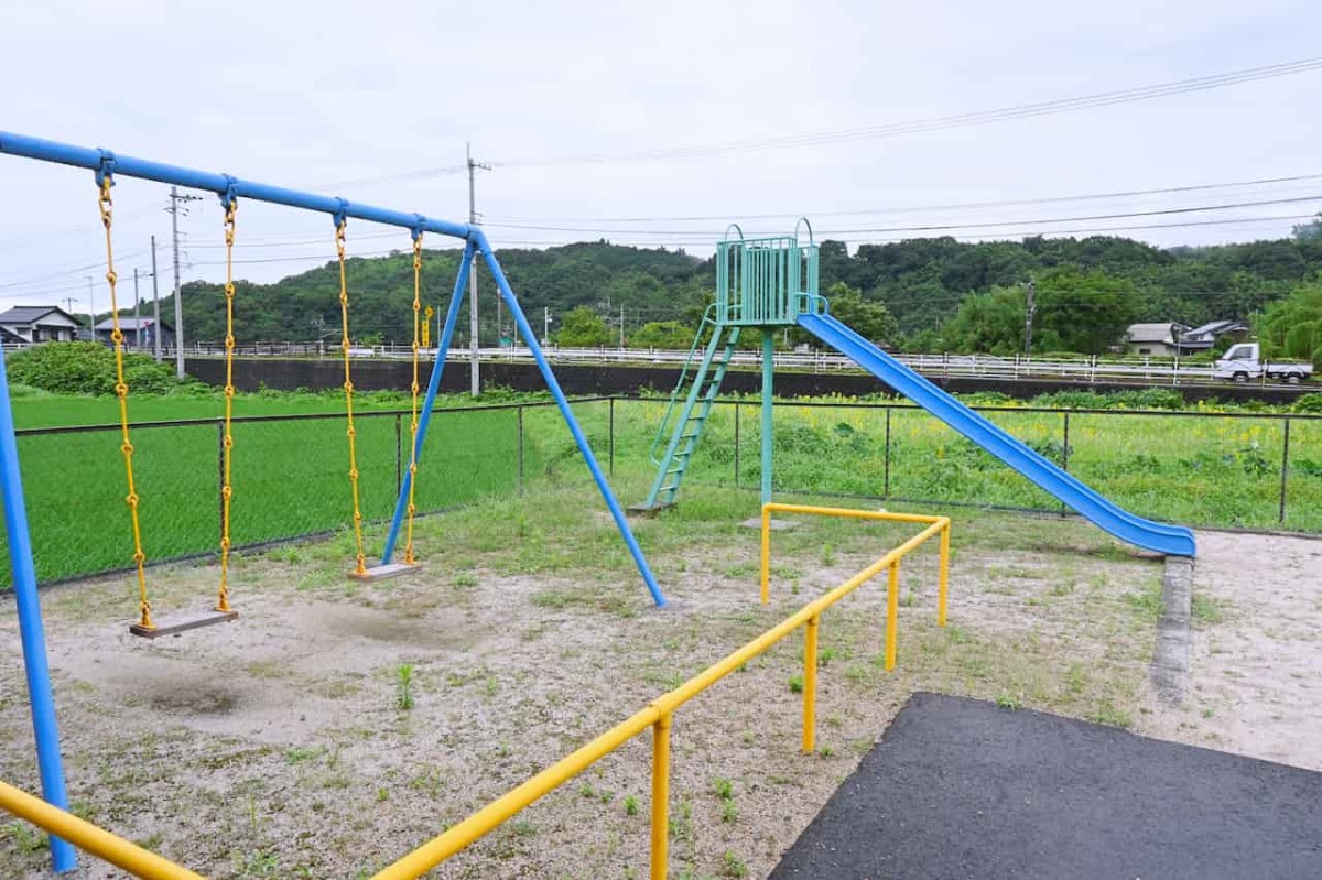 鳥取県西伯郡伯耆町にある『立岩農村公園』の遊具