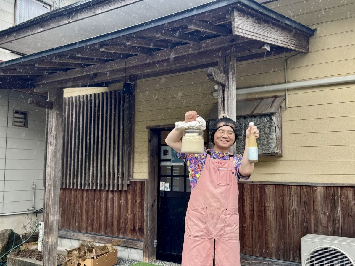 雲南市にある生マッコリ工房「オモナ ヤンジョ」の外観