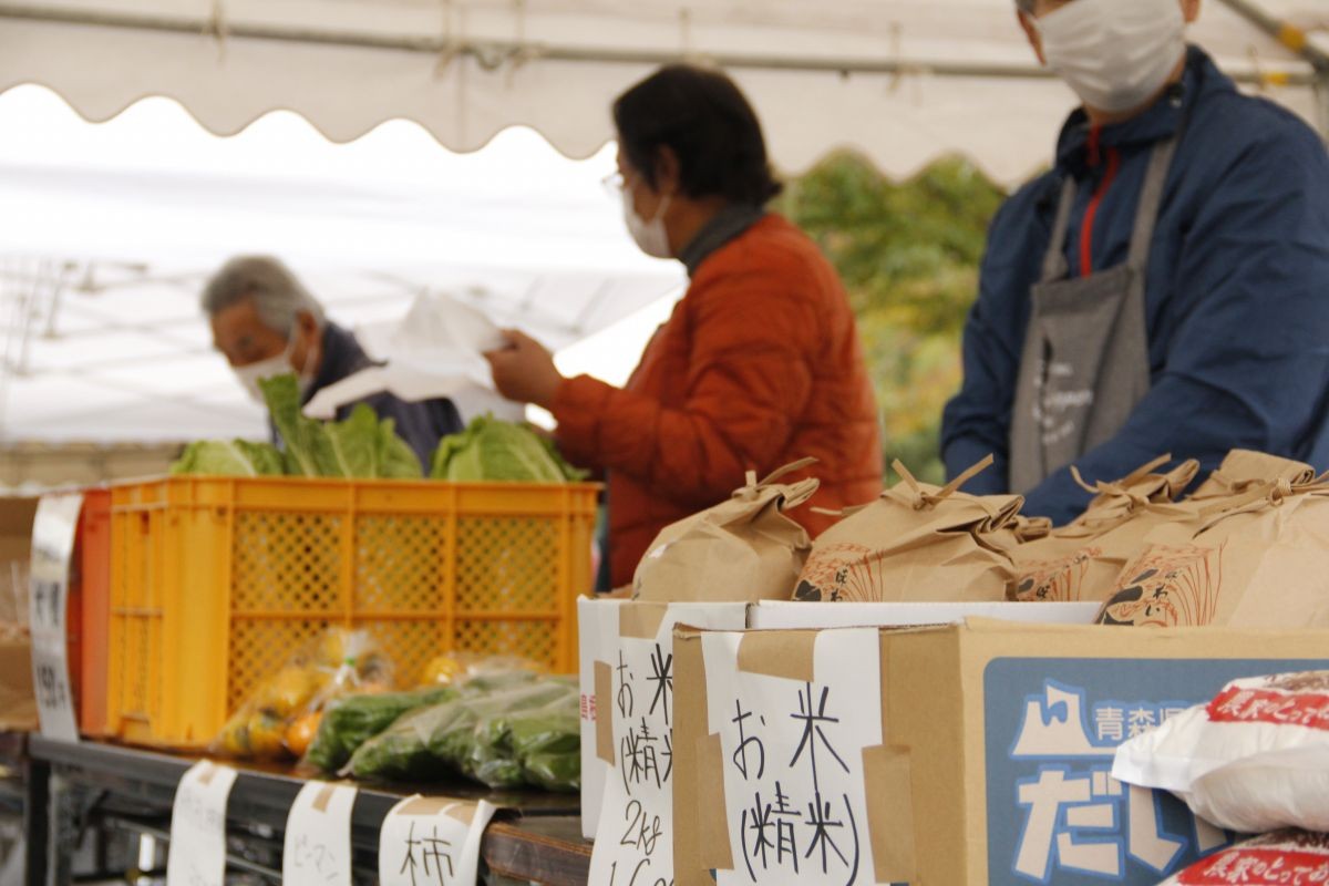 産直野菜コーナー