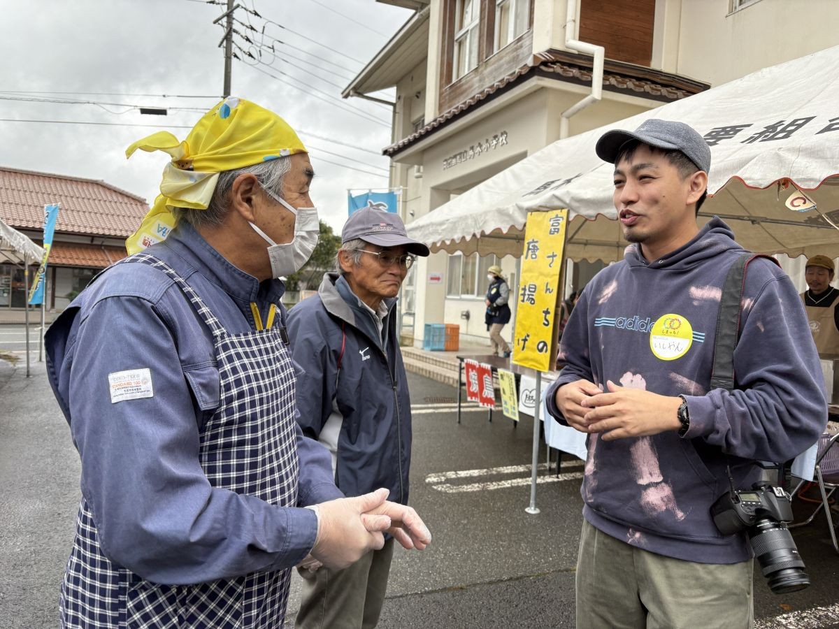 奥出雲町のイベント「新そば祭り＆あおぞら市」の様子