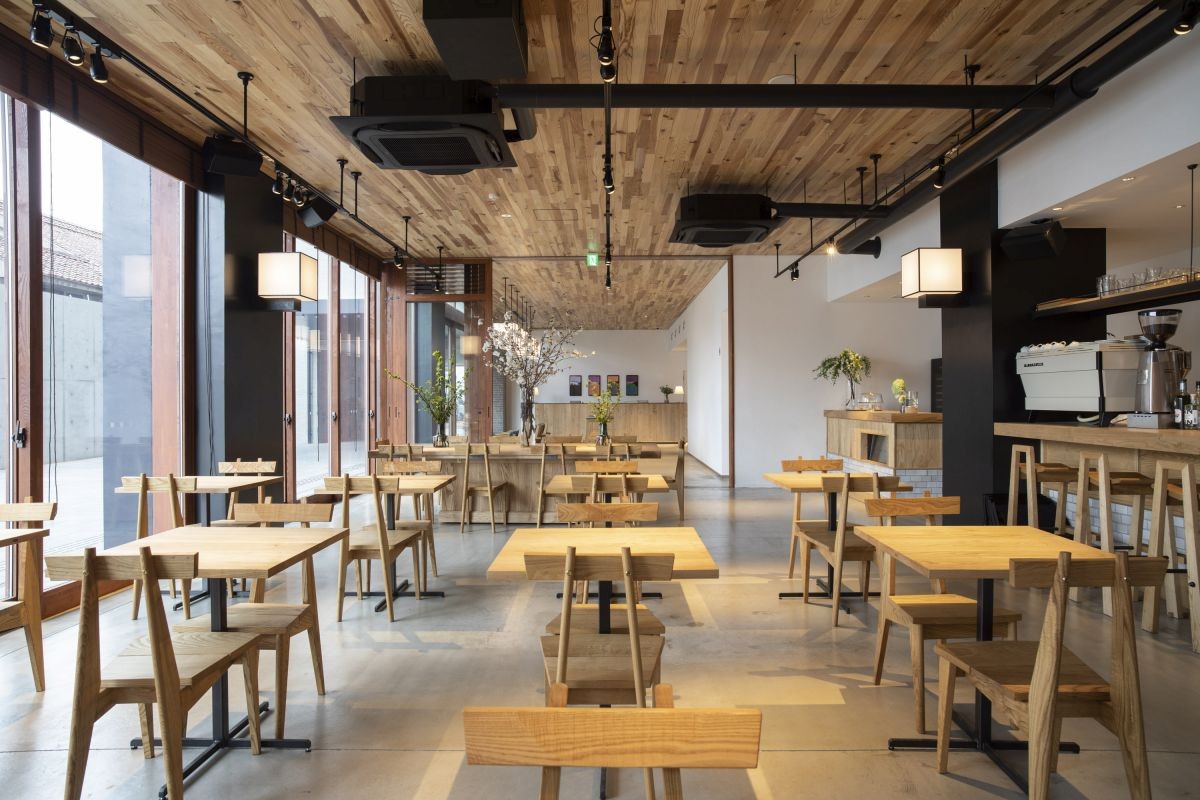 島根県益田市のホテル「MASCOS HOTEL」のレストラン