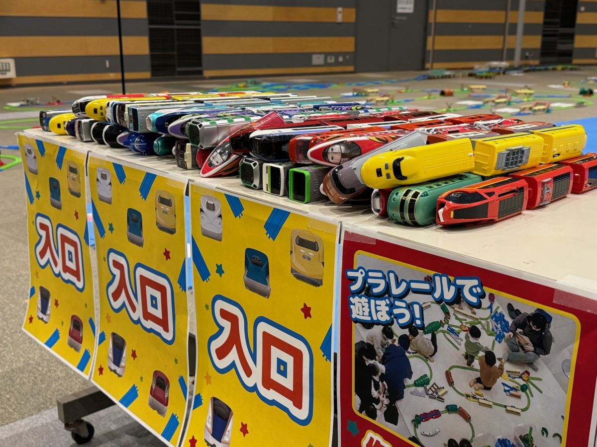 境港市で開催されるイベント「キッズてつどうランド」の過去開催時の様子