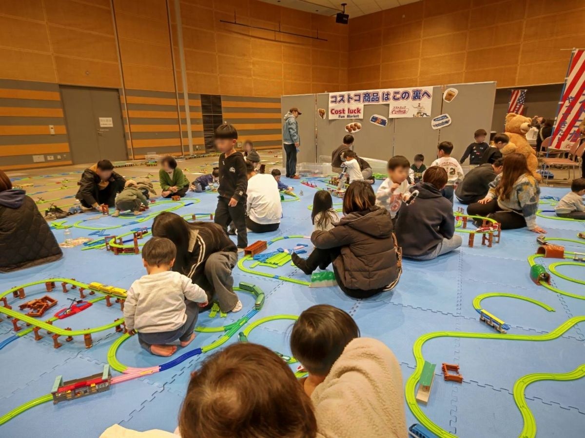 境港市で開催されるイベント「キッズてつどうランド」の過去開催時の様子