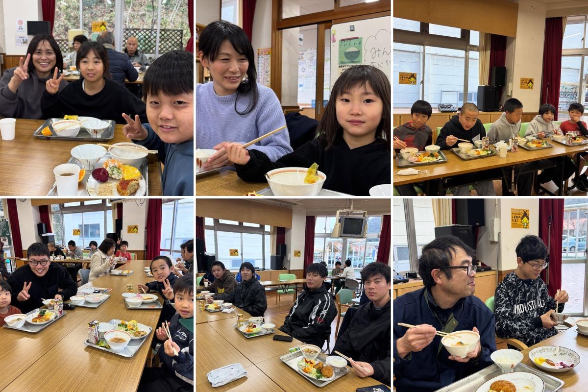 島根県大田市で開催されている「地域食堂どがなか屋」の開催中の様子