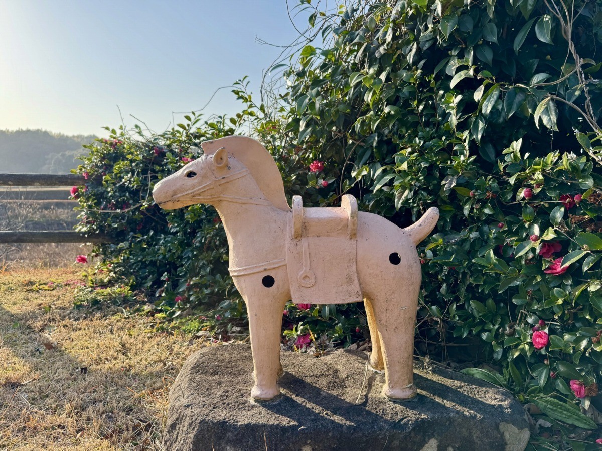 松江市「はにわロード」にいた「はにわ」