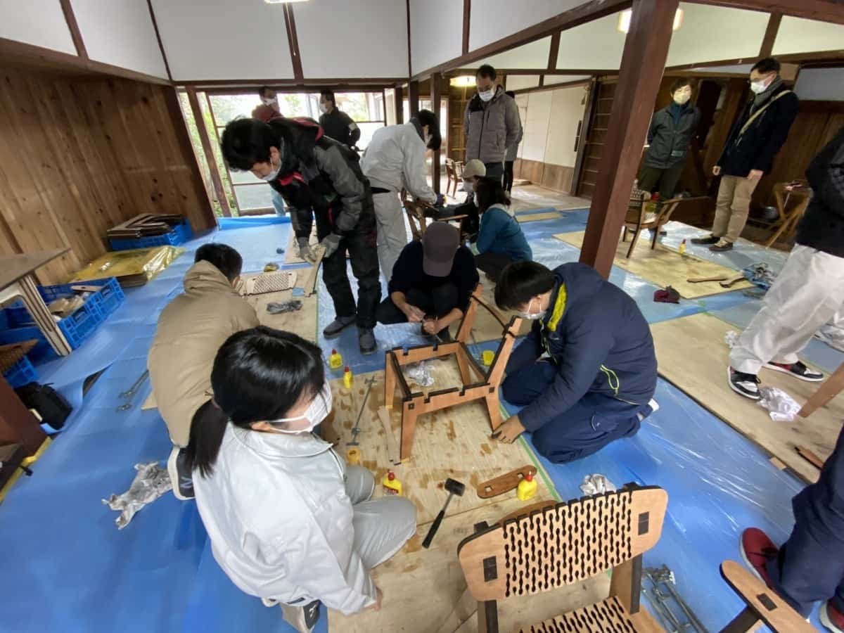 江津市都野津町でのDIYイベントの様子