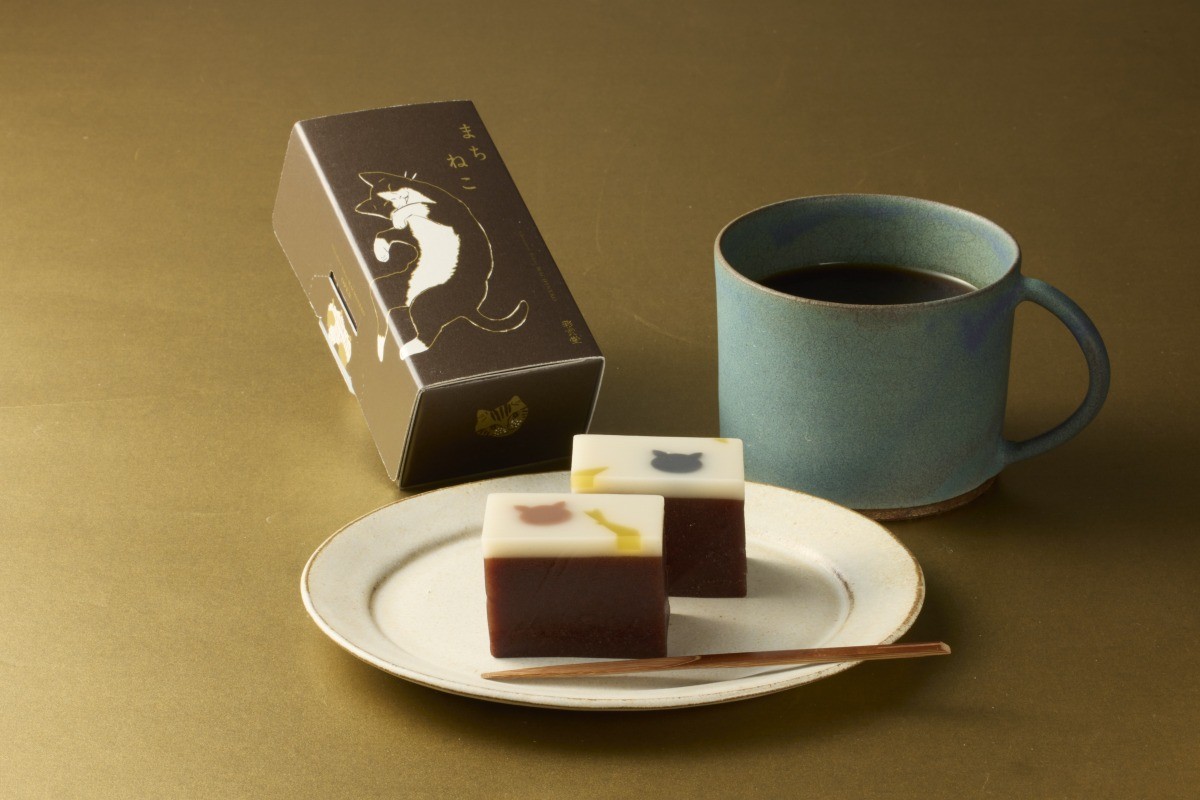 島根県松江市の和菓子店「彩雲堂」の商品「まちねこ」