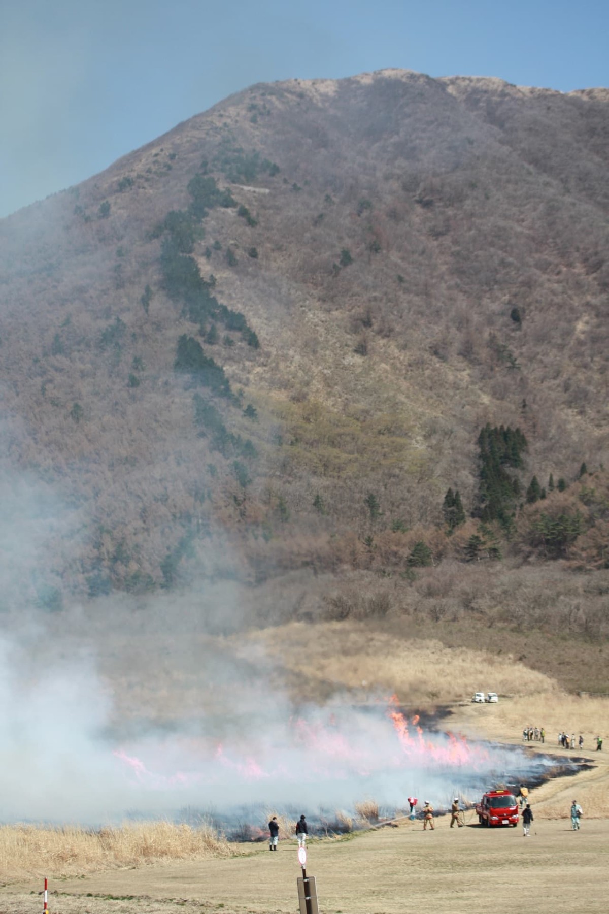 男三瓶火入れの様子