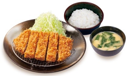 「松屋・松のや 出雲大塚店」のロースかつ定食