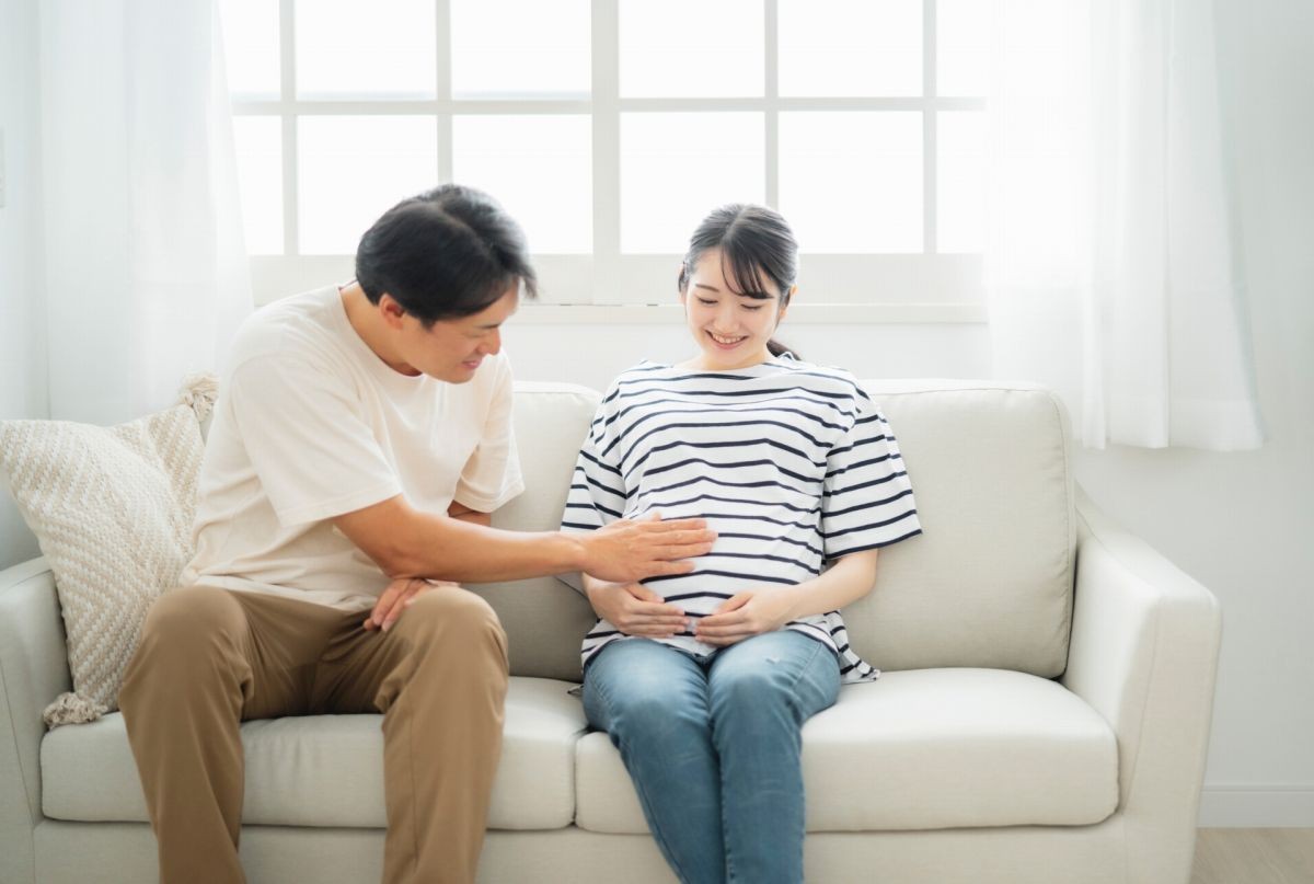 妊婦さんとパパ